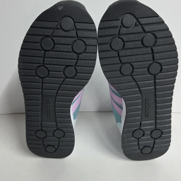 Size 6 - Adidas Run 70s 2.0 J Mint Lilac Sneakers - Picture 8 of 10